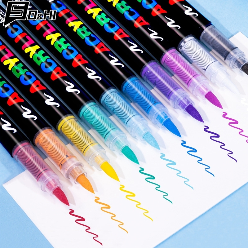 Model Kit Markers - 1 шт., жидкий акриловый маркер, кисть