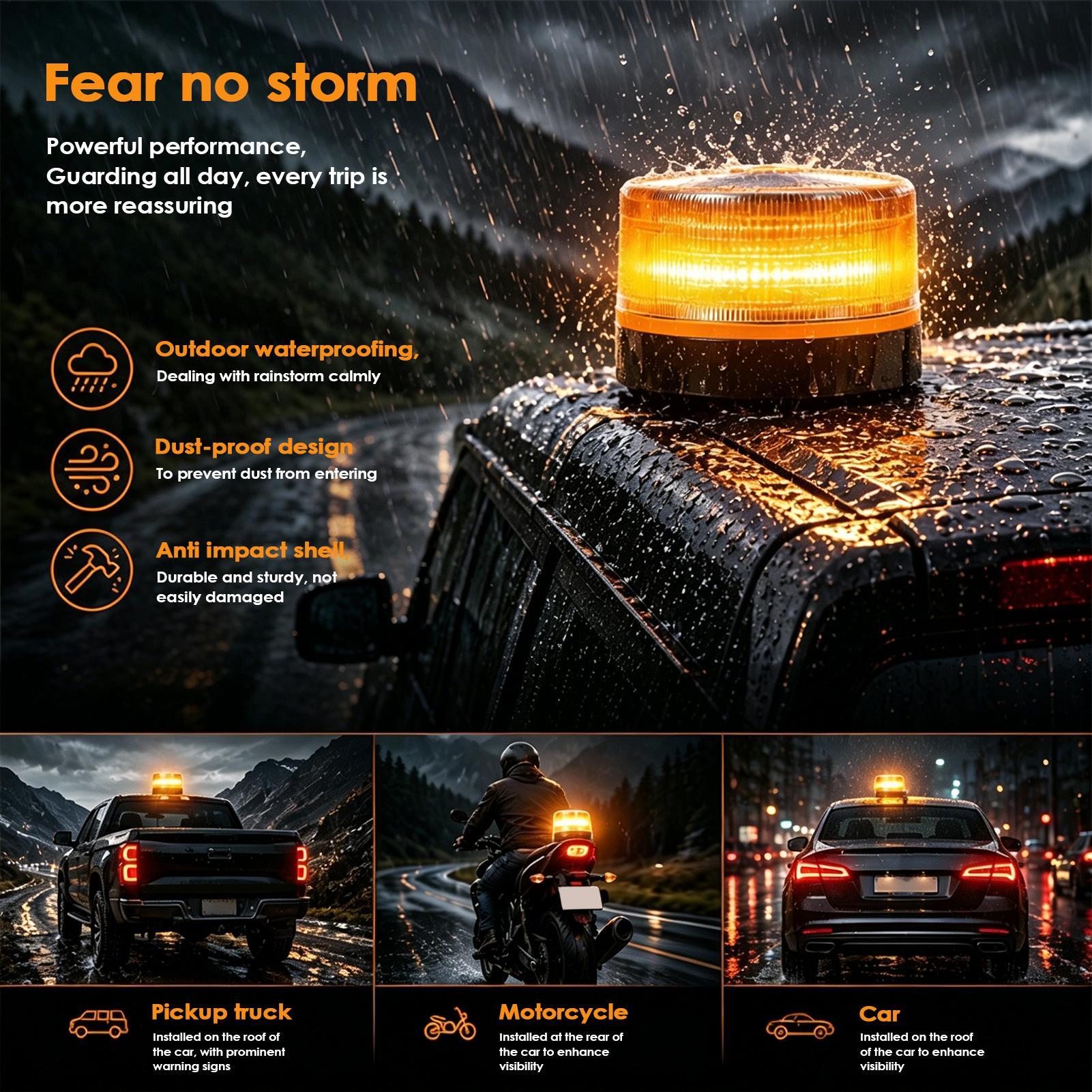 Model Kit Led - Светодиодный проблесковый маячок янтарного цвета с