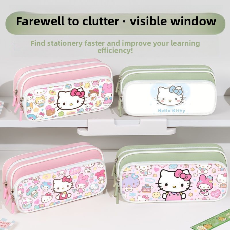 Model Kit Markers - Пенал Hello Kitty в стиле аниме,