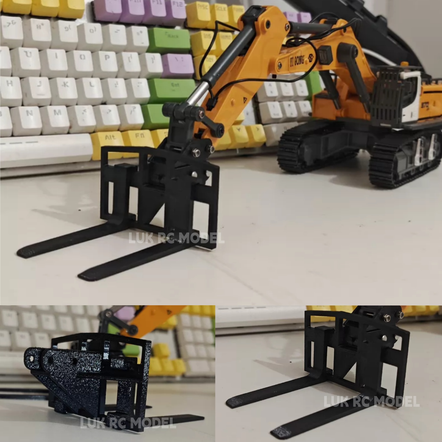 Model Kit Excavator - 1/50 Вилка, 3D-печать для аксессуаров Yigong,