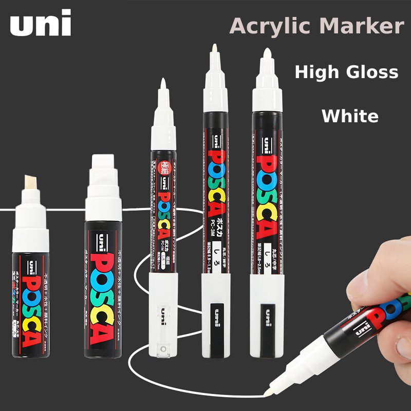 Белый маркер Posca, перманентн – обзор и цена Model Kit Markers