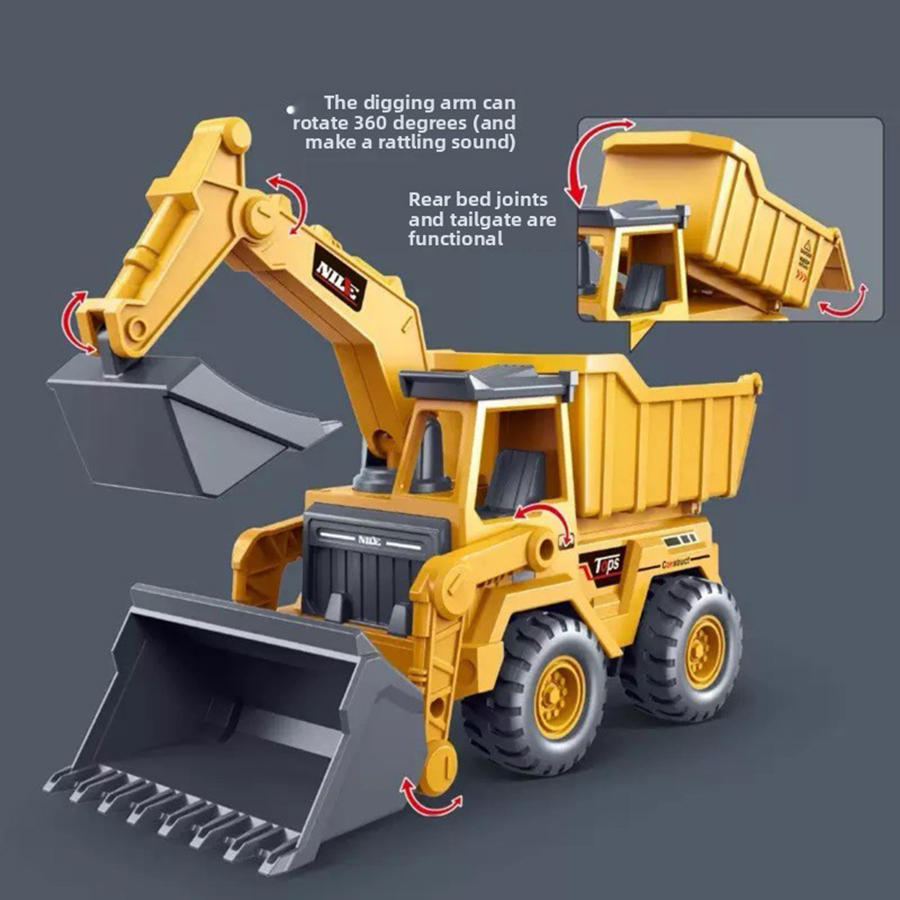1 шт. Модель экскаватора-грузо – обзор и цена Model Kit Excavator