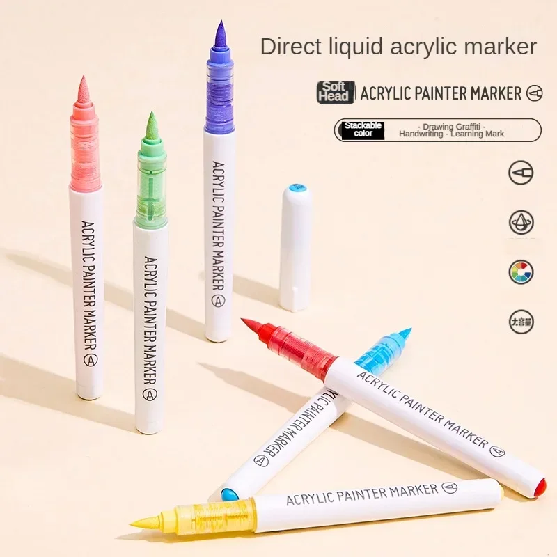 LANGUO 171/9 цветов, прямые жи – обзор и цена Model Kit Markers