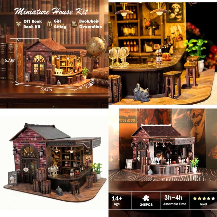 Набор для создания книжного уг – обзор и цена Model Kit Led