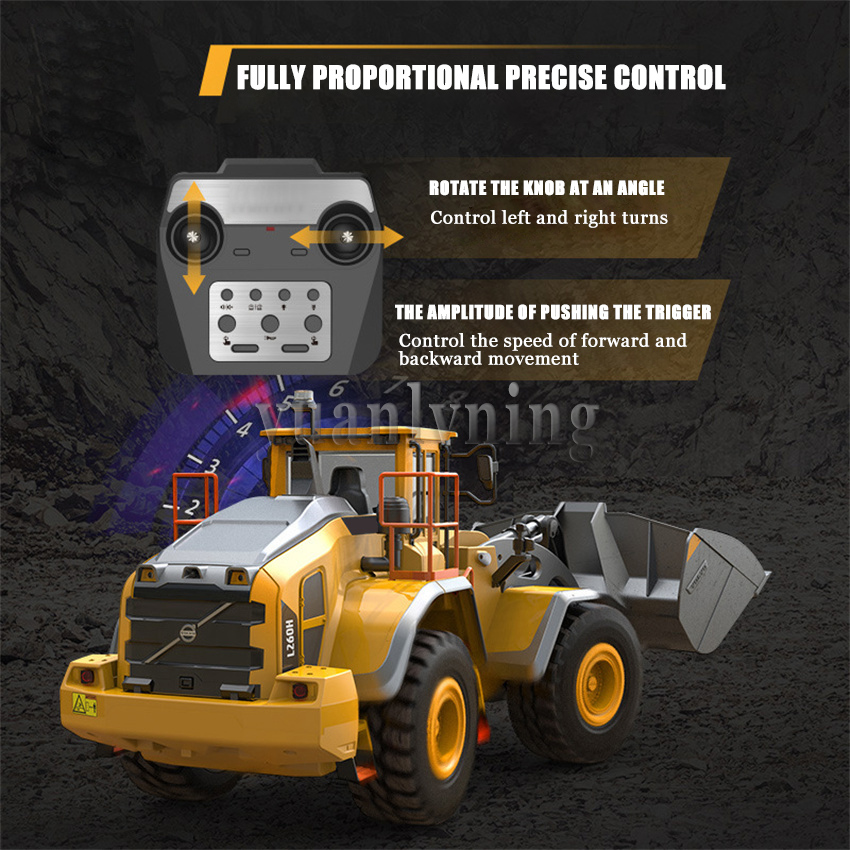 1/16 Электрический автомобиль  – обзор и цена Model Kit Excavator