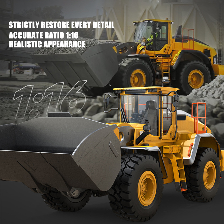 1/16 Электрический автомобиль  – обзор и цена Model Kit Excavator