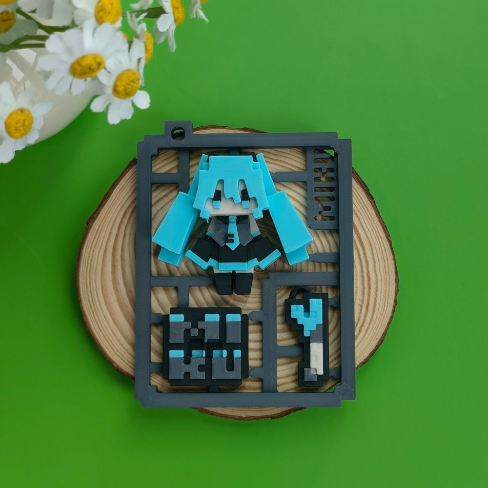 3D-печатная милая пиксельная м – обзор и цена Model Kit Gundam Bandai